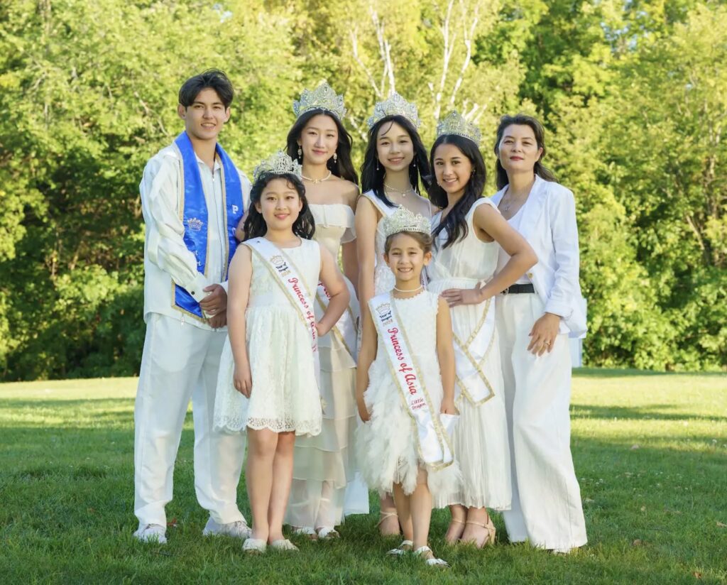 Minnesota Royal Court titleholders at Princess Of Asia Pageant